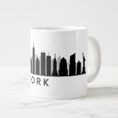 New York Skyline ジャンボコーヒーマグカップ (正面右)