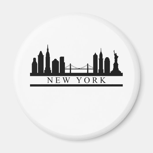 New York Skyline マグネット (正面)