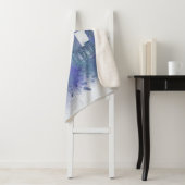 New York Skyline – 水色ブルー シェルパブランケット (インサイチュ)