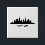 New York Skyline 缶バッジ<br><div class="desc">New York Skyline</div>
