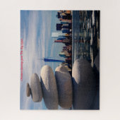 New York Skyline.Christmas Greetings ジグソーパズル (縦)