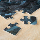 New York Skyline.Christmas Greetings ジグソーパズル (側面)