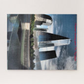 New York Skyline.Christmas Greetings ジグソーパズル (横)