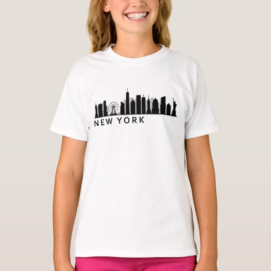 New York Skyline Tシャツ (正面)