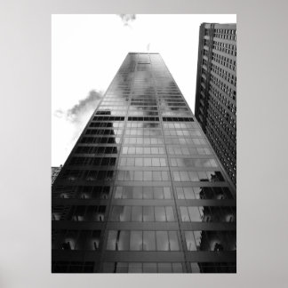 New-York Skyscraper Reflection - Art Print ポスター