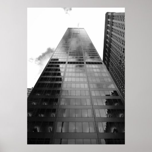 New-York Skyscraper Reflection - Art Print ポスター (正面)