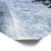 New York Skyscrapers with clouds artistic photo フォトプリント (角)