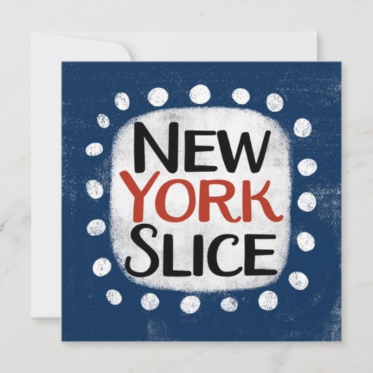 New York Sliceグリーティングカード カード (正面)