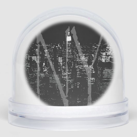 New York Snow Globe Cool Custom NYC Snowglobe (正面)