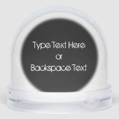 New York Snow Globe Cool Custom NYC Snowglobe (裏面)