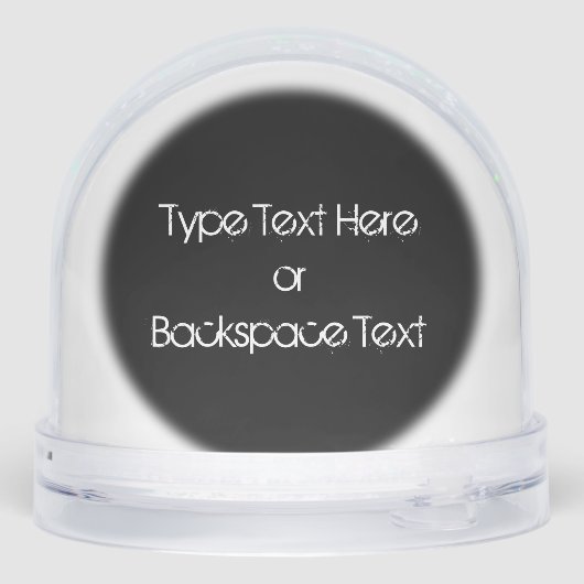 New York Snow Globe Cool Custom NYC Snowglobe (裏面)