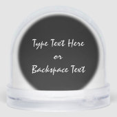 New York Snow Globe Personalized NYC Snowglobe (裏面)