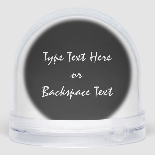 New York Snow Globe Personalized NYC Snowglobe (裏面)