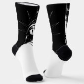 New York Socks Statue of Liberty NY Souvenir Socks ソックス (傾斜あり)