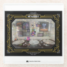 NEW YORK SPARKLE写真13フレーム6白 ガラスコースター