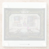 NEW YORK SPARKLE写真13フレーム6白 ガラスコースター (裏面)