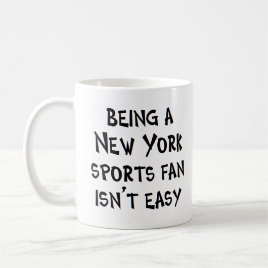 new york sports fan, being コーヒーマグカップ (左)