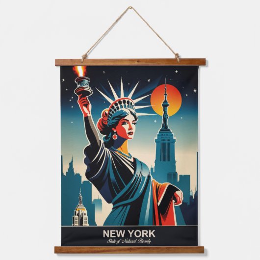 New York: State of Natural Beauty 吊り下げ型タペストリー (正面)