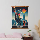 New York: State of Natural Beauty 吊り下げ型タペストリー (寝室)