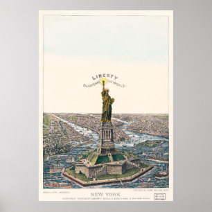 New York Statue of Liberty ポスター