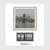 New York Sticker Pack Polaroid Skyline Vinyl decal シール (シート)