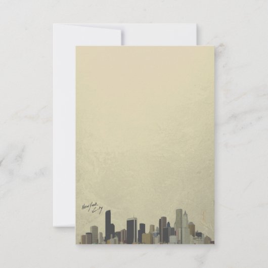 New York Street Scene (裏面)