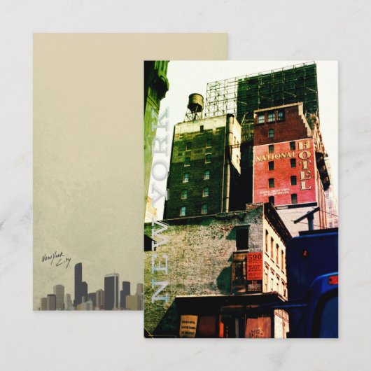 New York Street Scene (正面/裏面)