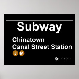 New York Subway Station ポスター