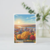 New York Syracuse Travel ポストカード (スタンド正面)