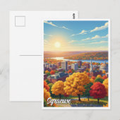 New York Syracuse Travel ポストカード (正面/裏面)