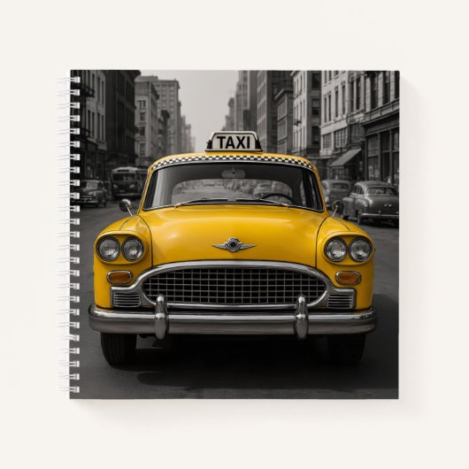 New York taxi Spiral Notebook ノートブック (正面)