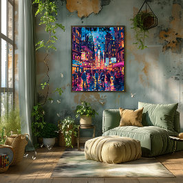 New York: The City That Never Sleeps Contemporáneo ポスター