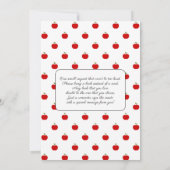 New York Themed Baby Shower 招待状 (裏面)