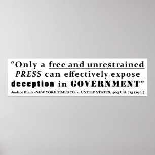 New York Times Co v United States 403 us 713 1971 ポスター