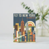 New York Travel ポストカード (スタンド正面)