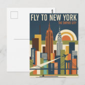 New York Travel ポストカード (正面/裏面)