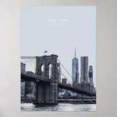 New York Travel Artwork ポスター (正面)