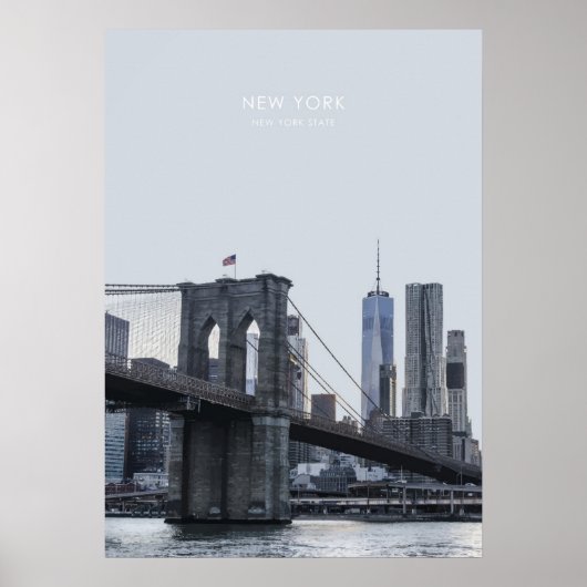 New York Travel Artwork ポスター (正面)