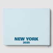 New York travel coffee table book ゲストブック (裏面)