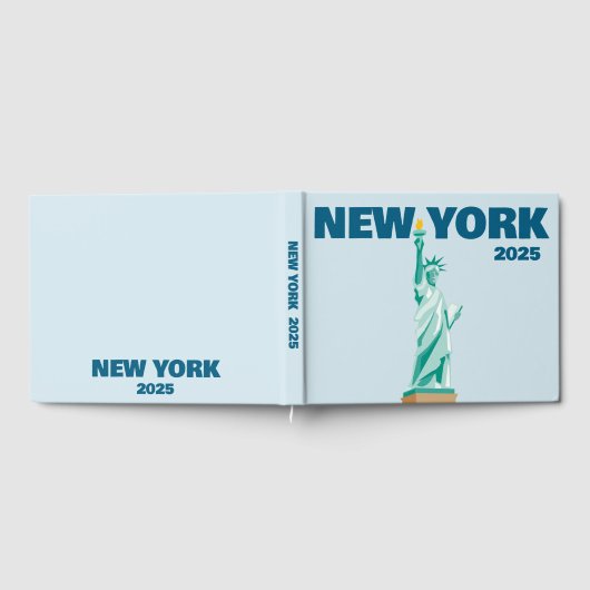 New York travel coffee table book ゲストブック (全面)