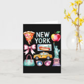 New York Trip - Girls Trip  カード (黄色い花)