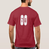NEW YORK UNIVERSITY, numéro 78 Tシャツ (裏面)