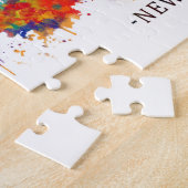 New York USA Skyline ジグソーパズル (側面)