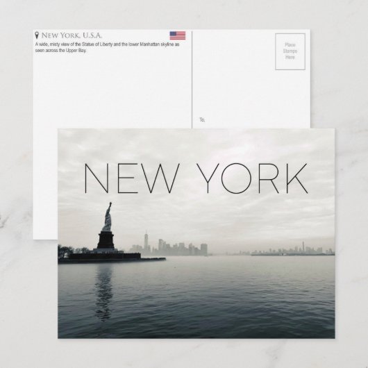 New York, USA Travel Postcard ポストカード (正面/裏面)
