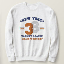 New York varsity wear typography emblem