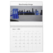 New York Views 2024ラウノ・ジョックスの絵画 カレンダー (3月 2026)