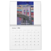 New York Views 2024ラウノ・ジョックスの絵画 カレンダー (1月 2026)