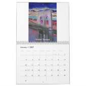 New York Views 2025, Paintings by Rauno Joks カレンダー (1月 2027)