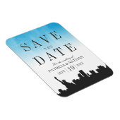 New York Wedding Save the Date マグネット (右側)