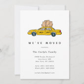 New York Yellow Taxi移動案内 案内状 (正面)